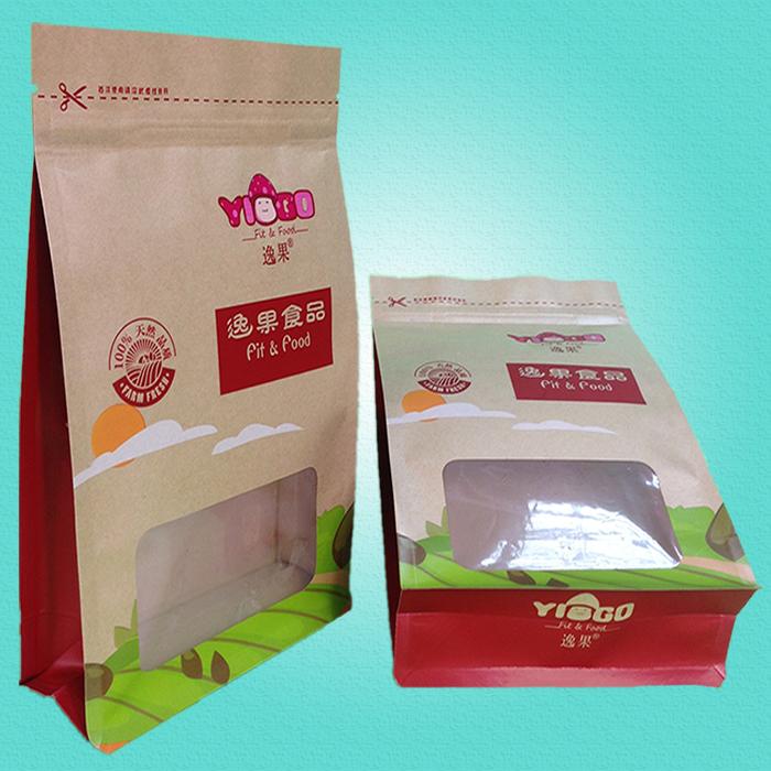 开窗牛皮纸包装袋（干果干货包装袋）