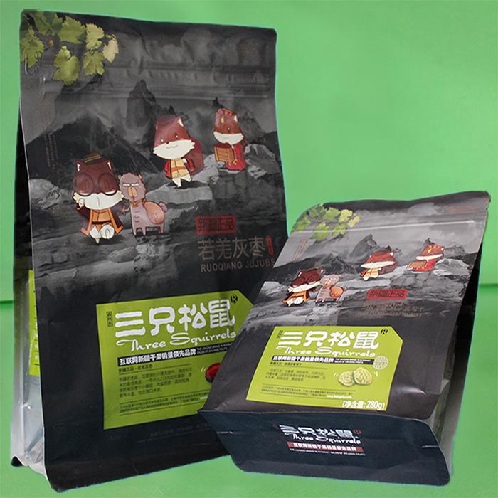 八边封包装袋（三只松鼠包装袋）