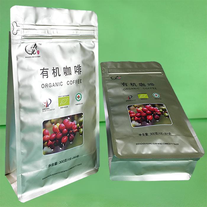 八边封单边拉链包装袋（铝箔咖啡包装袋）