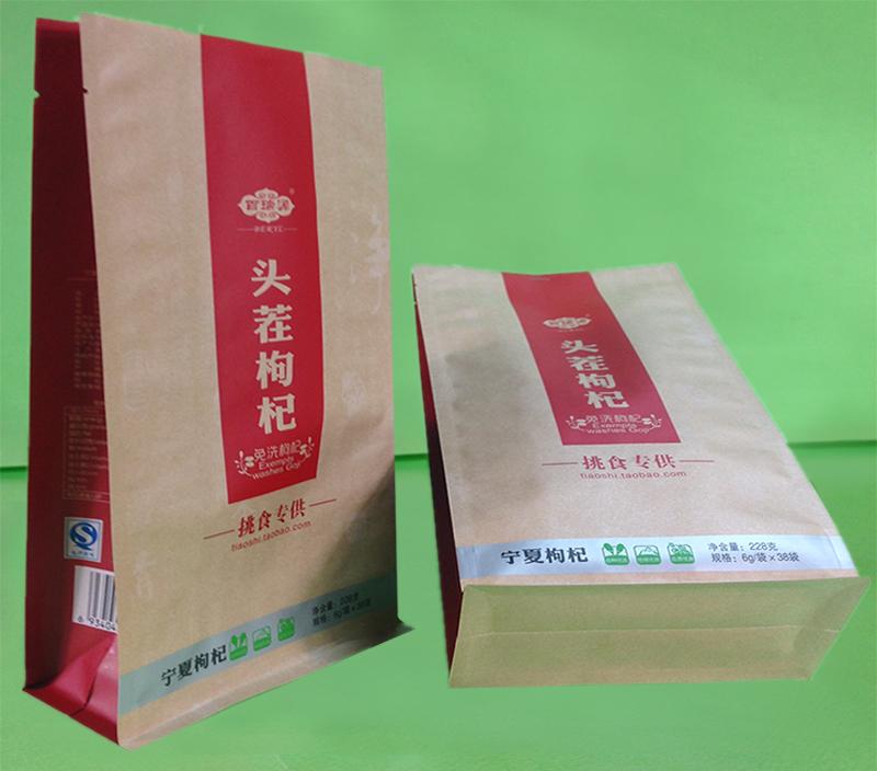 枸杞包装袋（八边封牛皮包装袋）