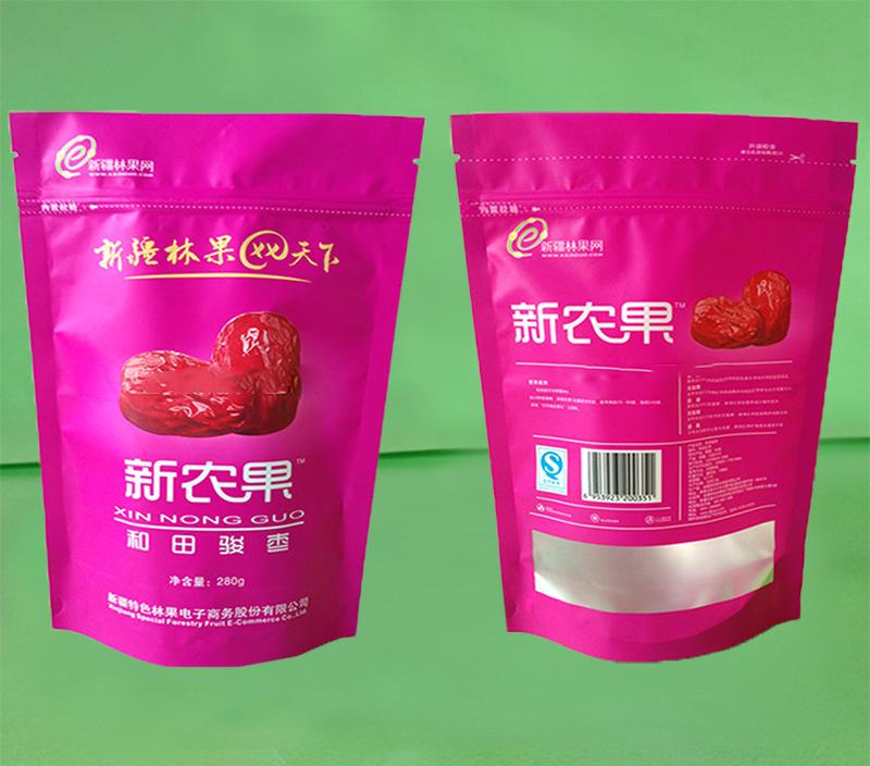 红枣包装袋（开窗自封自立包装袋）
