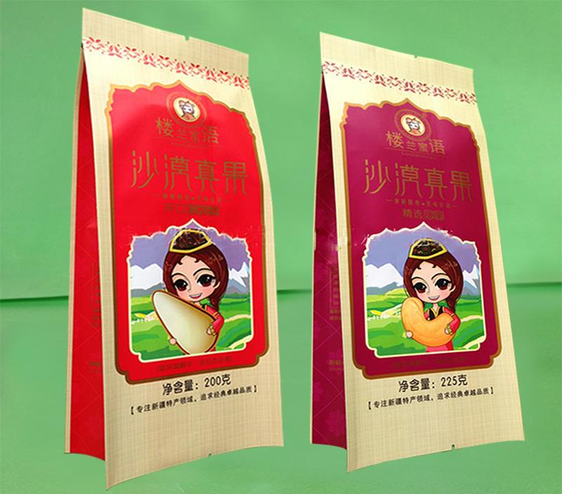 坚果包装袋（牛皮纸四边封包装袋）