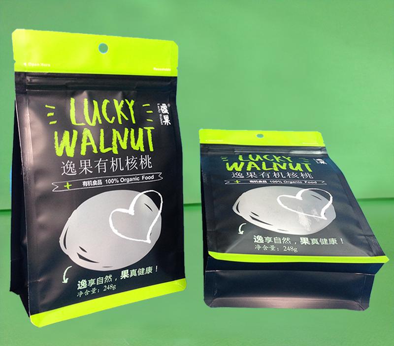 核桃包装袋（八边封平底包装袋）