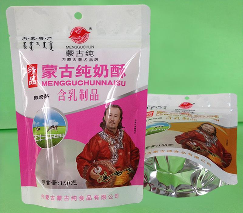 奶酥包装袋（开窗自封自立包装袋