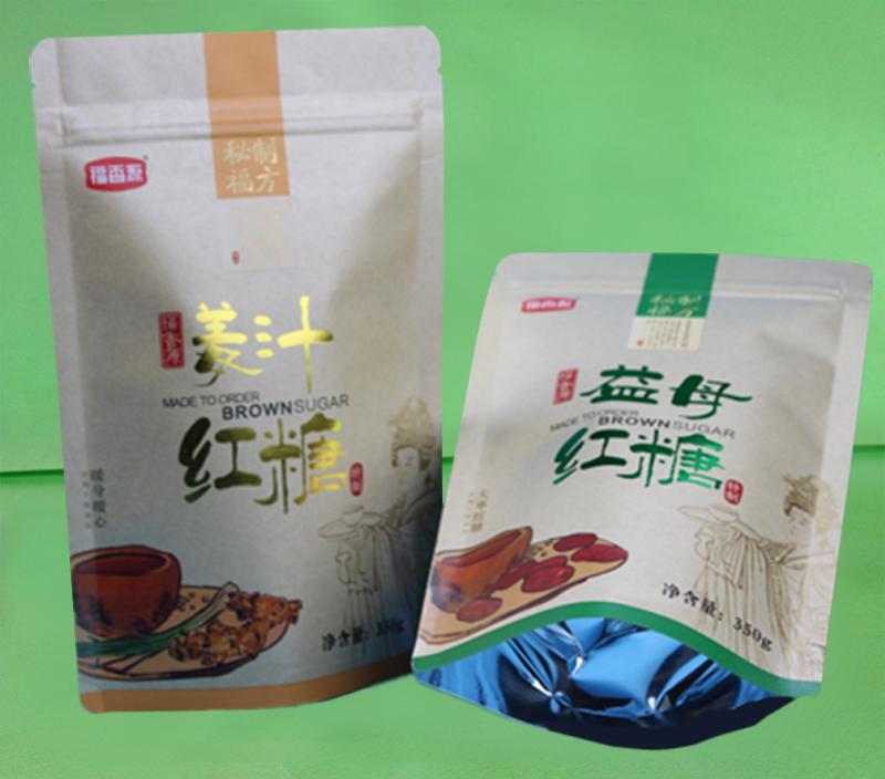 红糖包装袋（自立拉链纸塑复合包装袋）