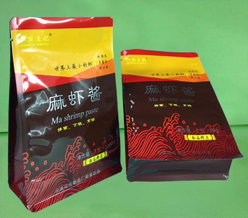 麻虾酱调味料八边封袋