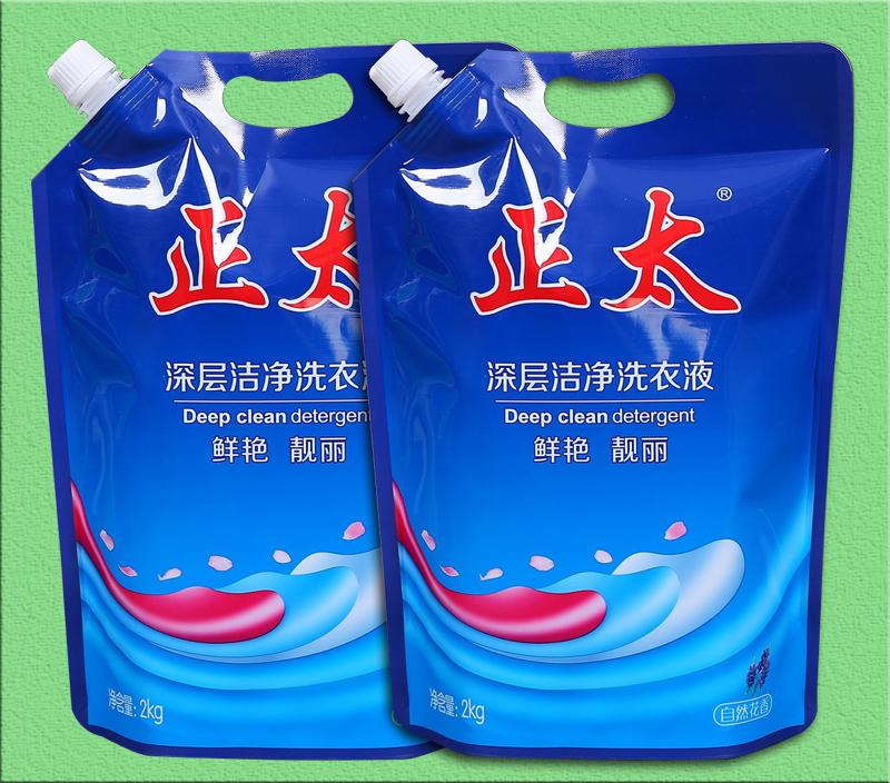加嘴洗衣液包装袋